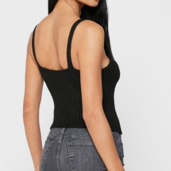 VERO MODA Wide Strap Knitted Top Size M - Picture 2 of 7